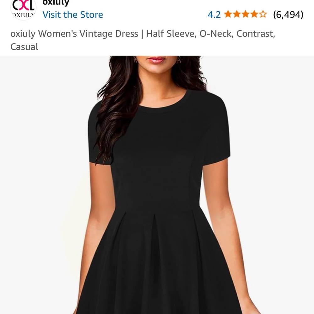 Ouxily vintage’s women’s dress